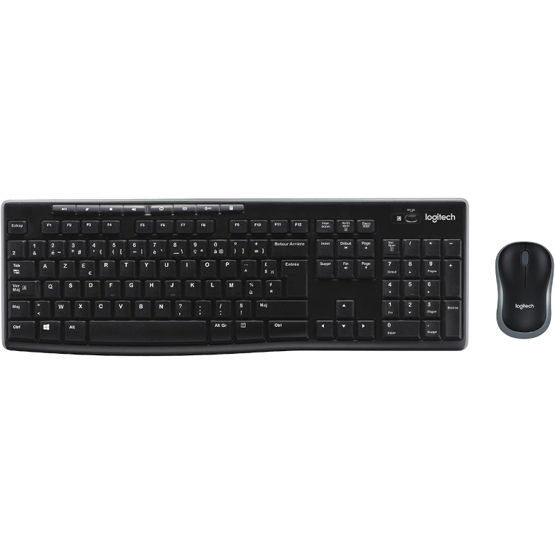 Клавіатура в комплекті з мишею Logitech MK270 Wireless Combo (920-004508)